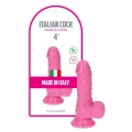 Dildo Leo Pink - Realistyczne, 10,5 cm, 2,5 cm, przyssawka, wodoodporne