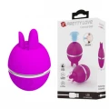 Wibrator silikonowy PRETTY LOVE Gemini z funkcją pulsacji, USB, 3 tryby stymulacji