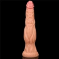 Dildo Love Toy, silikon płynny, 24.5 cm długości, 6.3 cm średnicy, wibrujący