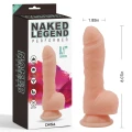 Dildo Performer-Flesh 20,5 cm, Silikon Płynny, Antybakteryjna Powierzchnia, Przyssawka