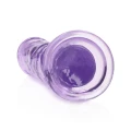 Dildo realne REALROCK Crystal Clear 7''/18 cm, przyssawka, wodoodporne, bez ftalanów