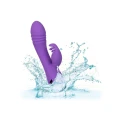 Wibrator silikonowy California Dreaming - Fioletowy, wodoodporny, z regulacją obrotów