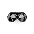 Maska koktajlowa - Czarna, Uniwersalny kształt, PVC, 18 x 9 x 0,4 cm
