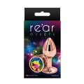 Zabawka analna Rear Assets – różowe złoto, aluminium, wodoodporna, 6.9 cm