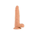 Dildo - Long John, PVC, przyssawka, długość 23,5 cm, realistyczna faktura