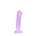 Dildo transparentne CRYSTAL CLEAR, 6,7''/17 cm, z przyssawką, bez ftalanów