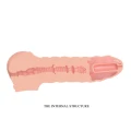 Masturbator wibracyjny PRETTY LOVE CRAZY BULL, 22 cm, TPR, wzmacniający orgazm