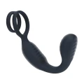 Stymulator prostaty - Premium Silicone, Wibracje, Pierścień na penisa i jądra, 13.6cm