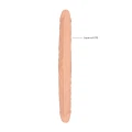 Dildo Double Dong - 36 cm, Skóra TPE, Realistyczny Kształt i Struktura