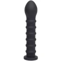 Dildo Bangers Easy-Lock 19 cm z silikonem, elastyczny, z wypustkami