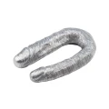 Dildo Dixie Normous, Natural PVC, 17 cm długości, prążkowana faktura