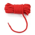 Lina do bondage 10m, Bawełna, 8mm, czerwony - Shibari Series