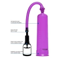 Pompka do penisa Toy Joy Power Pump - PVC, 5.5 cm, fioletowa, bezpieczna w użyciu