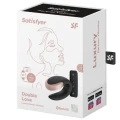 Wibrator dla par Satisfyer Double Love, sterowanie aplikacją, wodoodporny, silikon