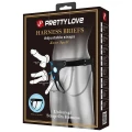Uprząż strap-on PRETTY LOVE - Regulowane paski, Materiał PU/ABS/Metal/Nylon