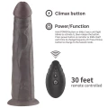 Dildo Lovetoy Dual Layer - 9 cali, zdalnie sterowany, 10 trybów wibracji i rotacji