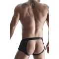 Szorty Męskie Open Back REGNES FETISH PLANET z Wetlooka i Elastycznej Siatki