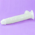 Dildo Lumino Play 10'' - TPE, świecący w ciemności, realistyczna tekstura, łatwy w użyciu