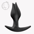 Plug anal Bootie Fem – silikonowy, tulipanowy, asymetryczny (3 cm x 8,5 cm)