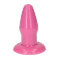 Wtyczka analna Milo Pink, PVC, 4.5 cm, z przyssawką, idealna dla początkujących