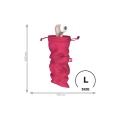 Torba na zabawki średniej wielkości Satisfyer Treasure Bag L, nylon, polipropylen, różowa