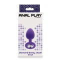 Plug analny TOYJOY Diamond Booty Jewel, silikonowy, średnica 2.5 cm, kryształ dekoracyjny