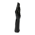 Dildo Fisting Mania Black - Ergonomiczny, 28 cm, 7 cm średnicy, wodoodporny