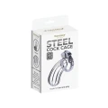 Klatka na penisa Stainless Steel Series – stal nierdzewna, zamknięcie na kłódkę, polerowana