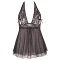 Babydoll Koronkowy COTTELLI LINGERIE, Halter, Przezroczystość, 3XL