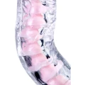Dildo A-Toys Paret, elastyczny, przeźroczysty, 18 cm, z przyssawką, z TPE