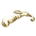 Masażer prostaty Pretty Love Jack, stop cynku, 12,3cm, gładka złocona powierzchnia