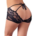 Majtki koronkowe COTTELLI LINGERIE XL - seksowne, kwiatowe, z kokardą