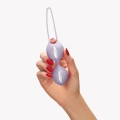 Trenażer mięśni dna miednicy SMARTBALLS DUO – 10 cm, 2 kulki, lawendowy
