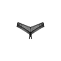Stringi otwarte Medilla, OBSESSIVE, czarne, koronkowe, XS/S, elastyczne 90% poliamid