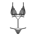 Body koronkowe OBSESSIVE Mixty L/XL, regulowane ramiączka, ozdobne paseczki