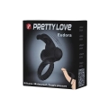 Pierścień na penisa PRETTY LOVE EUDORA, wibrujący, wodoodporny, stymulujący