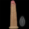 Dildo Lovetoy 8 cali, wibrujący, podwójnie warstwowy silikon, wodoodporny