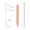 Dildo Double Dong - 36 cm, Skóra TPE, Realistyczny Kształt i Struktura