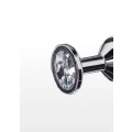 Buttplug TOYJOY Starlight | Aluminium bezniklowe | 8 cm długości | Kryształowy detale