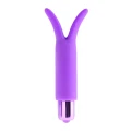 Wibrator silikonowy - Fioletowy, wodoodporny, 3 prędkości wibracji