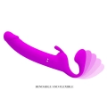 Wibrator strap-on Zanini, silikonowy, 28,3 cm, 10 trybów wibracji, wodoodporny
