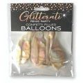 Balony konfetti, Glitterati – 5 sztuk, 11 cali, metaliczny połysk, efektowne na przyjęcia