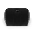 Poduszka do pozycji - Bedroom Fantasies, ergonomiczny design, z otworem na dildo, czarna