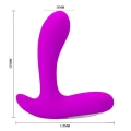 Masażer prostaty PRETTY LOVE - 30 funkcji wibracji, silikon, ładowalny USB