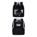 Skirt DEMONIQ – czarne elastyczne PVC, modelujące talię i biodra, ozdobne wycięcie