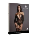 Bodystocking LE DESIRE, koronkowy wzór, elastyczny materiał, rozmiar S-L