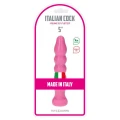Dildo analny Gaio, 13 cm, różowy, kulkowy, przyssawka, wodoodporny