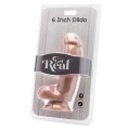 Dildo 6 cali GET REAL, bezftalowy PVC, realistyczny kolor, średnica 4 cm