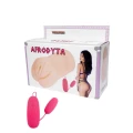 Masturbator wibracyjny AFRODYTA CyberSkin® 15 cm, 12 trybów wibracji, 650 g