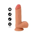 Dildo INFERNO HIDDEN DESIRE, silikonowy, 20 cm, regulowana długość, przyssawka